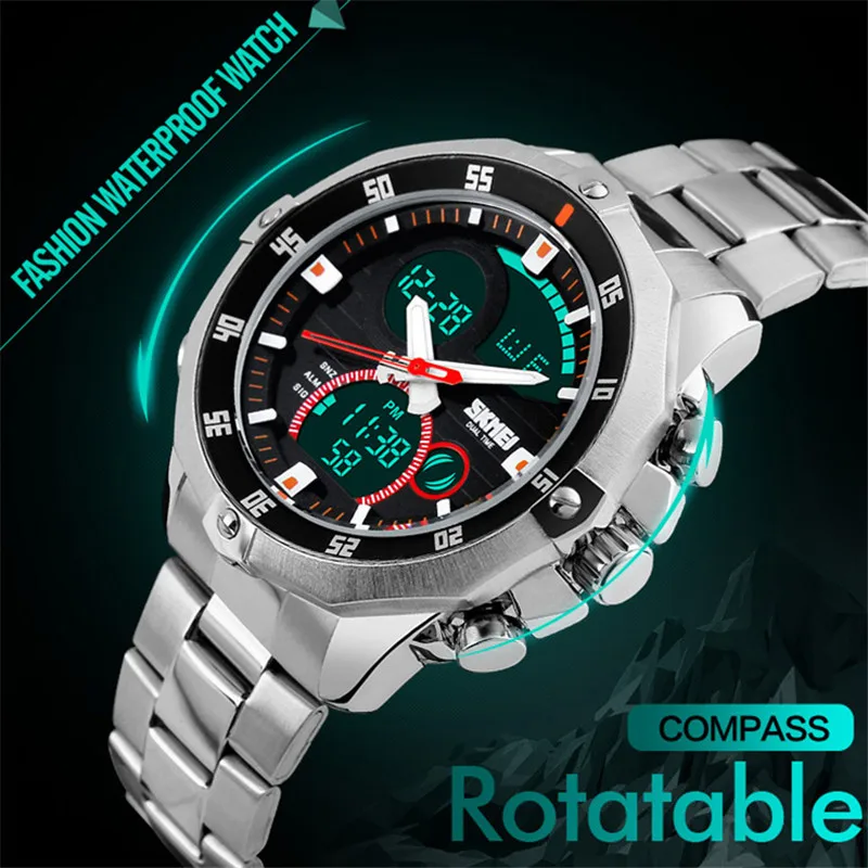 

Sports Watch Men LED Display Relogio Masculino Digital Wrist Watch Montre Alarm Brand Waterproof Quartz Watch Fashion Kol Saati