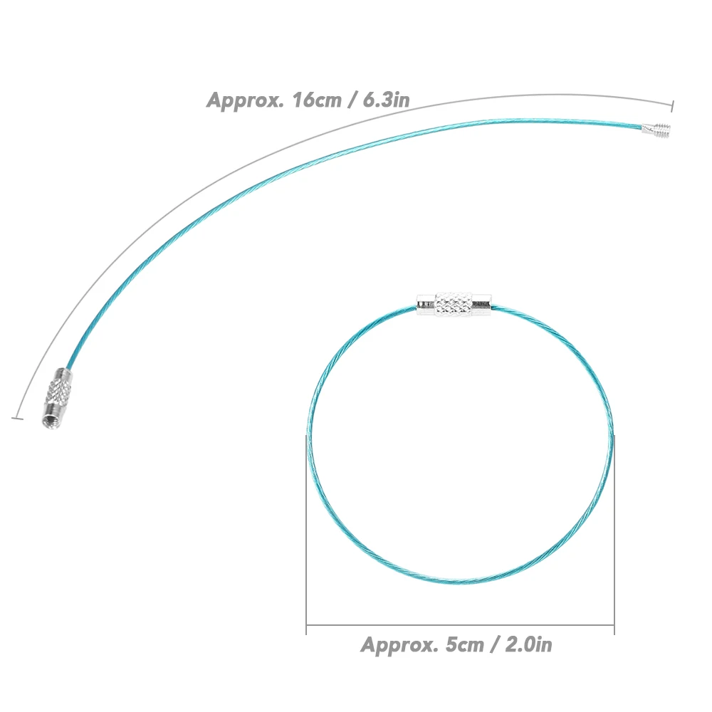 10 шт. проволочное кольцо из нержавеющей стали, многофункциональные инструменты для кемпинга, походов, шнур для связки ключей, кольцо для ключей, кольца для подвешивания, полезные на открытом воздухе