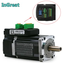 

JMC 200W Integrated Servo 60mm 3000RPM 0.65Nm DC36V 8.5A 3Phase DSP Hybrid Closed Loop Nema24 Motor Driver Encoder for Robot