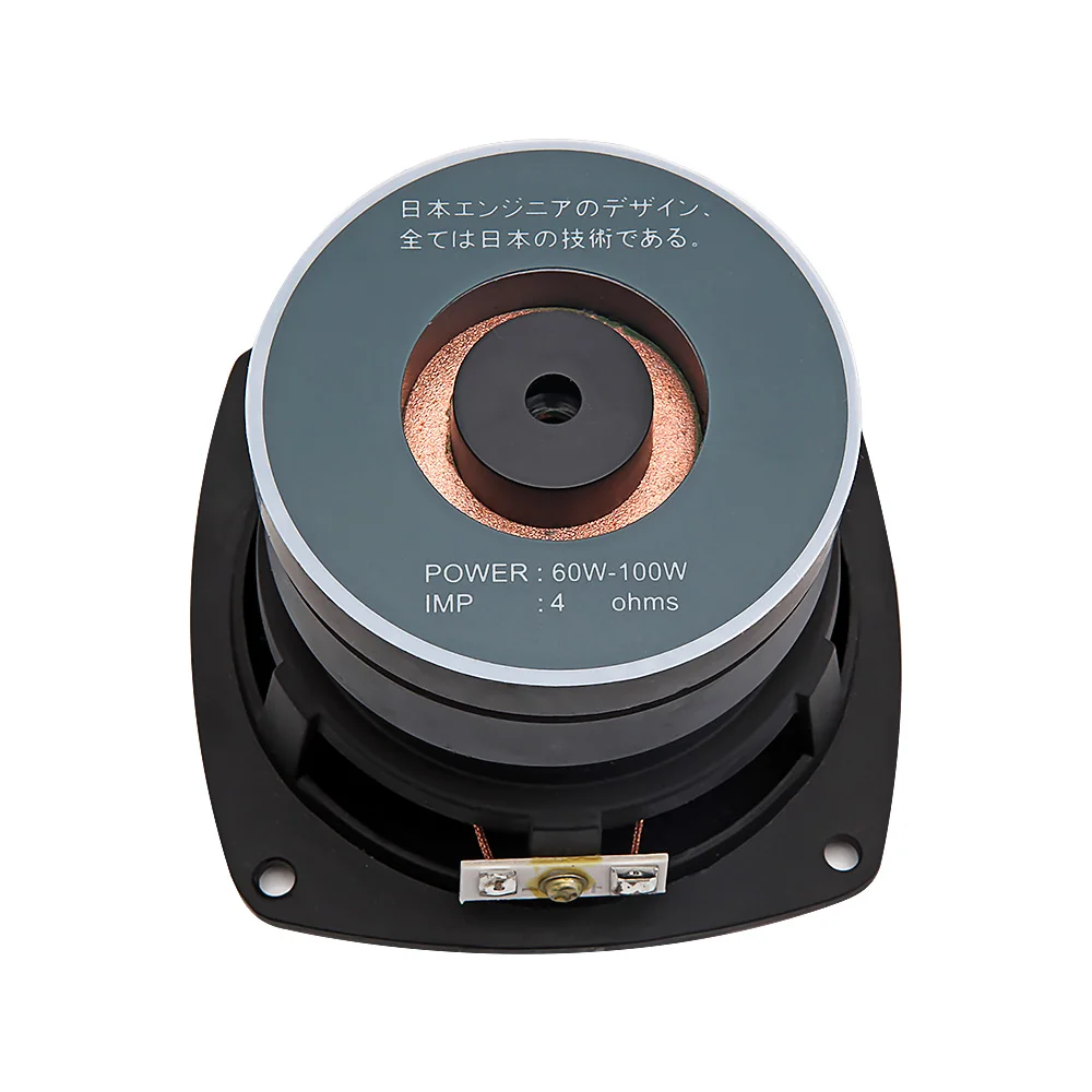 1Pcs 4 Inch Audio Speaker Driver 4 Ohm 100W Full Range Speakers Sound Column Loudspeaker DIY Home Theater,audio speakers