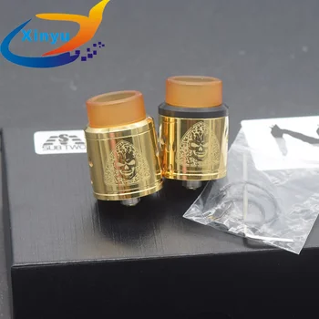 

subtwo RDA Atomizer 24mm Diamter PC PEI Material Ecig fit for 510 Mods vape tank VS QP Design KALI V2 RDA Fatality Juggerknot m