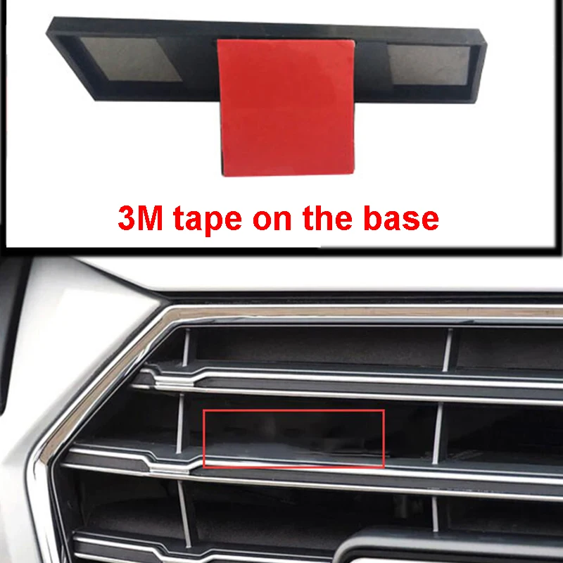 

S3 S4 S5 S6 S7 S8 RS3 RS4 RS5 RS6 RS7 RS8 RSQ3 RSQ5 RSQ7 TTS TTRS Grille Emblem Bracket 3M tape Glossy Black Car Logo for Audi