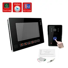 YobangSecurity 9 Inches Wired Video Doorbell Door Chime Video Door Intercom with Video Recording and PhotoTaking Door Lock