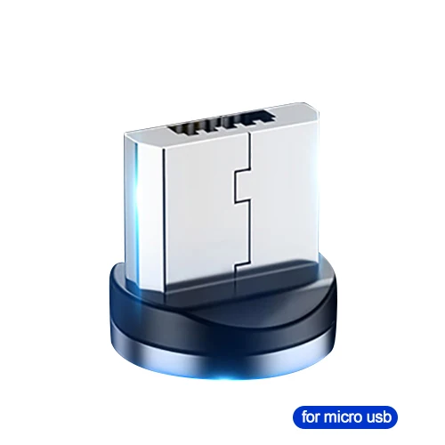 Магнитный USB кабель VOXLINK 3 в 1 для iPhone Xs 8 и usb type-C и Micro USB с нейлоновой оплеткой для samsung Xiaomi huawei USB C - Цвет: For Micro Plug