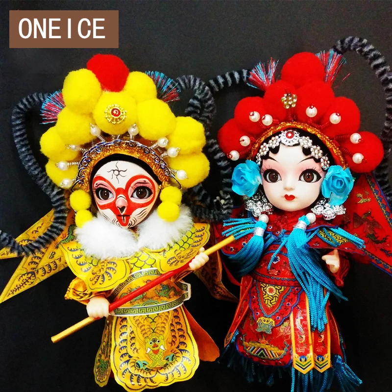 

Q version of Peking man silk Chinese Characteristics Q edition doll Peking Opera abroad Foreign Souvenir commemorative gift