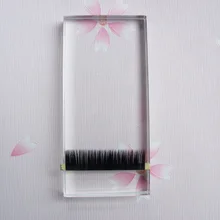 Navina прямоугольной формы для наращивания ресниц Хрустальное стекло для склеивания аксессуары для склеивания ресниц Клей стеклянный держатель для накладных ресниц инструмент