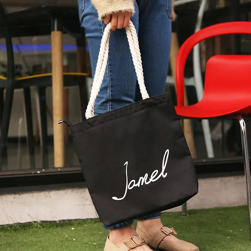 1025 قماش الكتف حقيبة التخزين رسول حقيبة قماش قنب