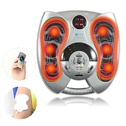 Здравоохранение НОВЫЙ отопление терапия массаж ног машины ног Стимуляции кровообращения электрический массажер для ног