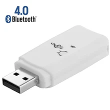 USB Bluetooth 4,0 аудио приемник 3,5 мм беспроводной музыкальный адаптер приемники AUX Выход Автомобильный Bluetooth аудио адаптеры USB ключ