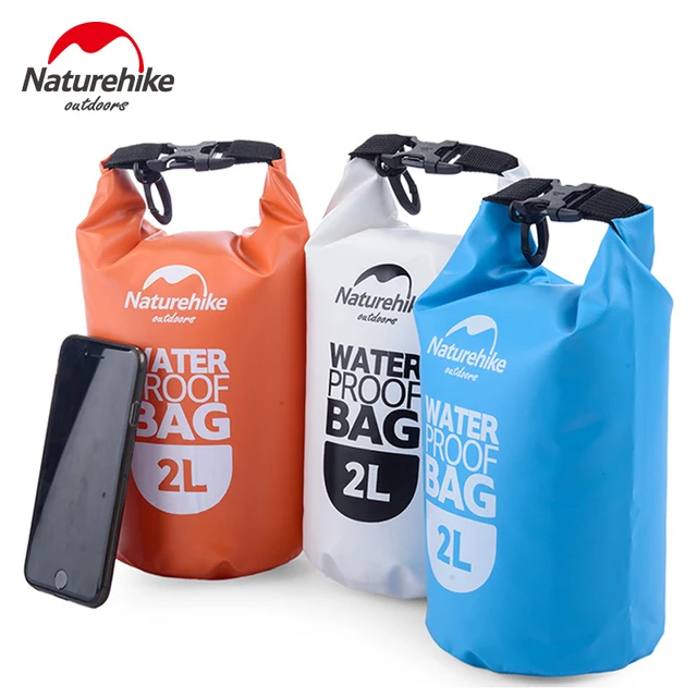 2L/5L Camping Hiking Waterproof Bags Ultralight Dry Bags For Phone/Cash Outdoor Kayaking Drifting Swimming River Trekking Packet