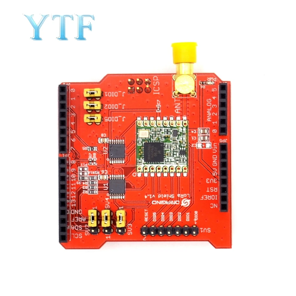 433 МГц 915 МГц 868 МГц Dragino LoRa Shield Lange Afstand Draadloze трансивер для Arduino UNO Mega2560