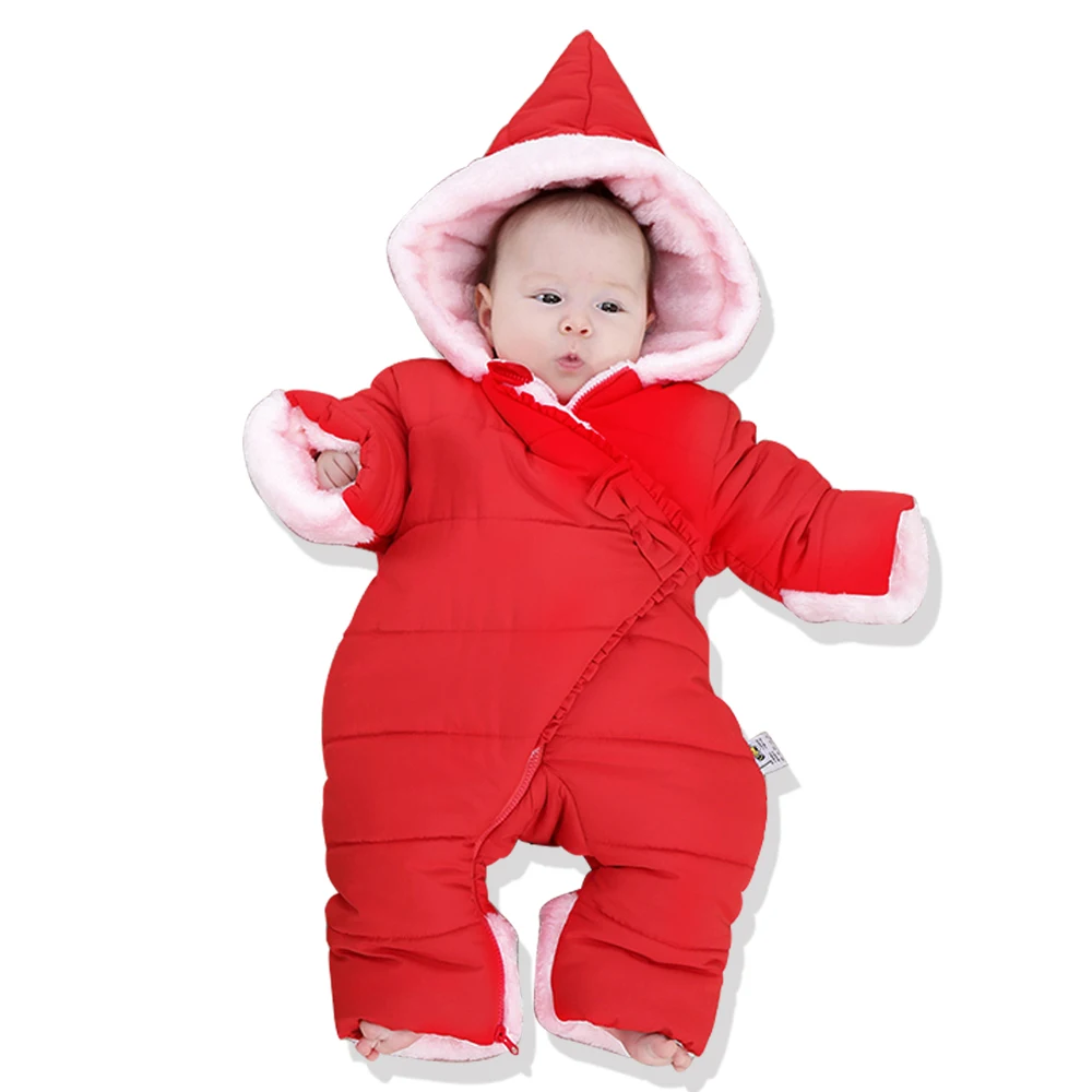 Babys Winter Clothing Lucky Red for Baby Girl Long Sleeve Clothes