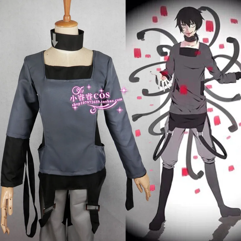 Аниме Kagerou Проект Konoha Kuroha косплей костюм топы + брюки шея|costume jean|band merchandiseband craft |