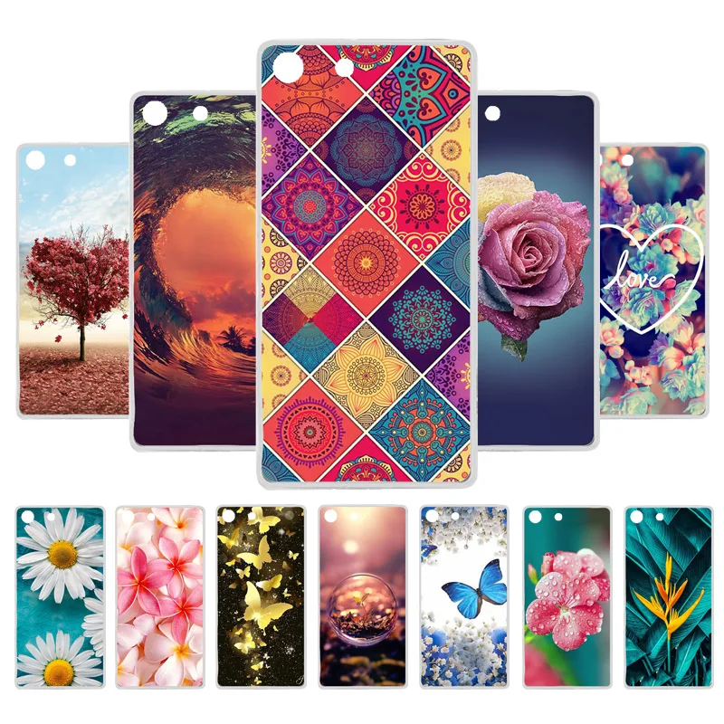 

Vanveet Soft Silicone Case For Sony M5 Case Coque For Sony Xperia M5 E5603 E5606 E5653 E5633 Cover Painted Case Bag Cover Fundas
