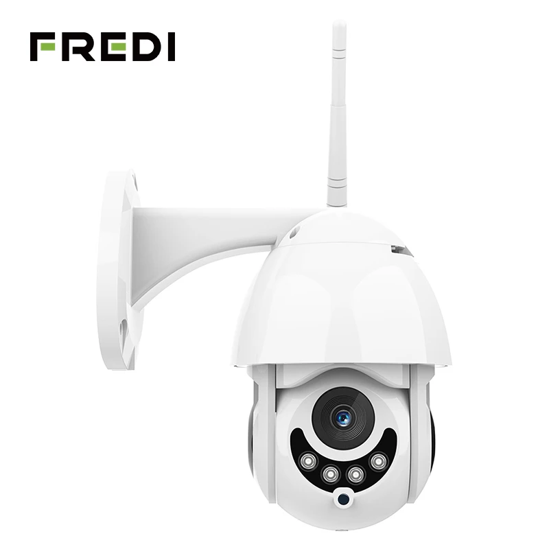 

FREDI Outdoor PTZ IP Camera 2MP 1080P Speed Dome Surveillance Cameras Waterproof Wireless Network WiFi Home Security CCTV Camera
