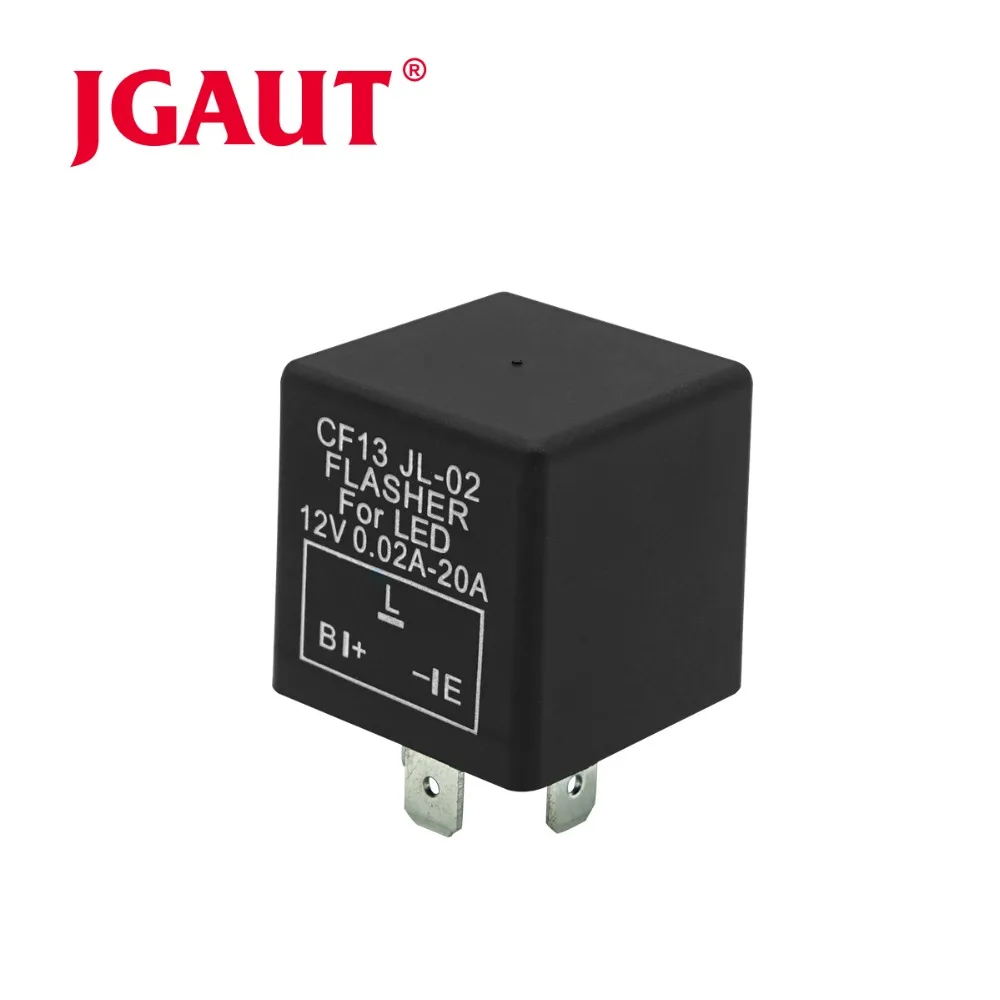 

CF13 3 PIN 12V 0.02A-20A Electronic LED Adjustable Flasher Relay For Turn Signal Light Blinker Indicators Lamps 12V Flasher