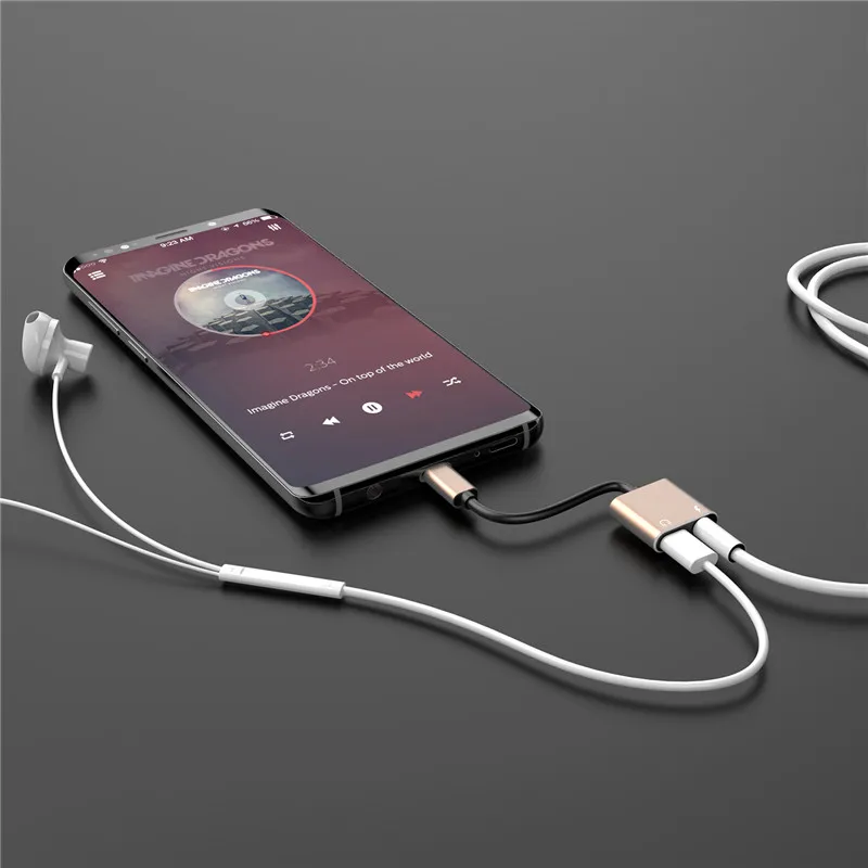 Mi NI USB C к разъему 3,5 type C Кабель-адаптер для huawei P30Pro Xiaomi mi 8 SE usb type C 3,5 мм AUX преобразователь для наушников