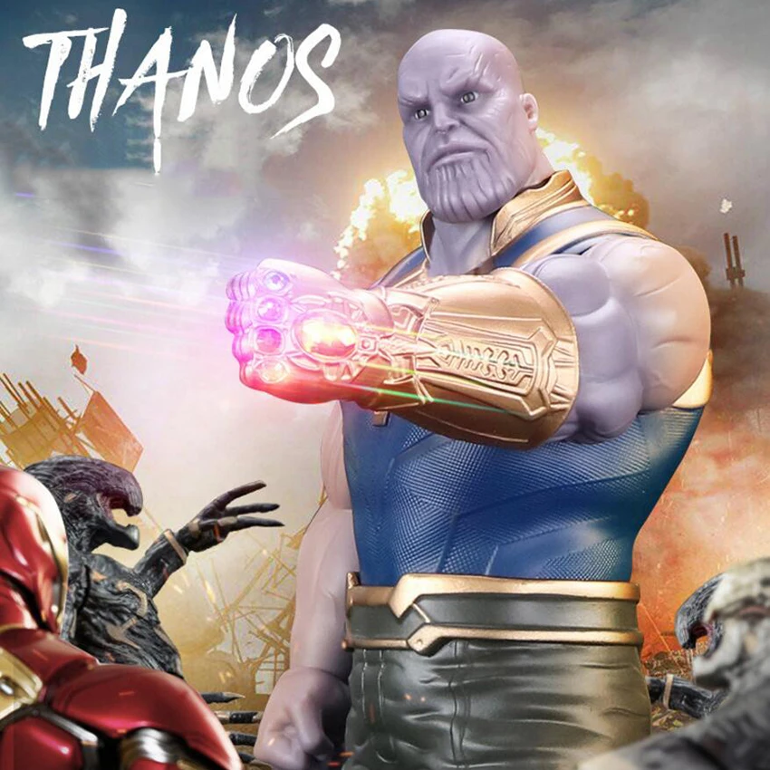 

2018 33Cm Infinity War Thanos Pvc Action Figures Titan Hero Series Figure Collectible Model Toy