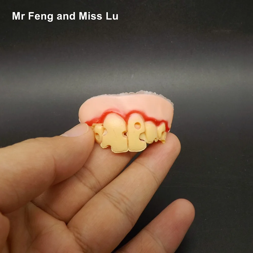Fake Teeth Goofy Rotten Teeth Decayed Tooth Prank Denture Practical