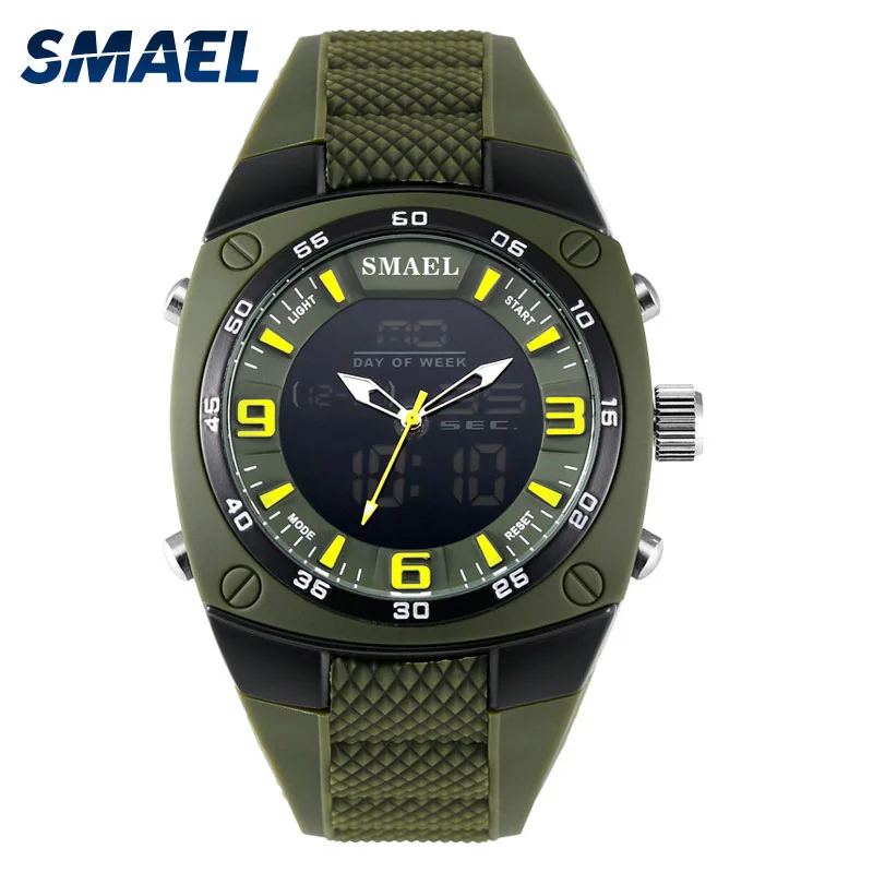 

Men Alloy Watch SMAEL Brand Fashion Waterproof Diving Clamping Mens Chronograph Sports Wrist Watches Quartz Clock Relogio 1008