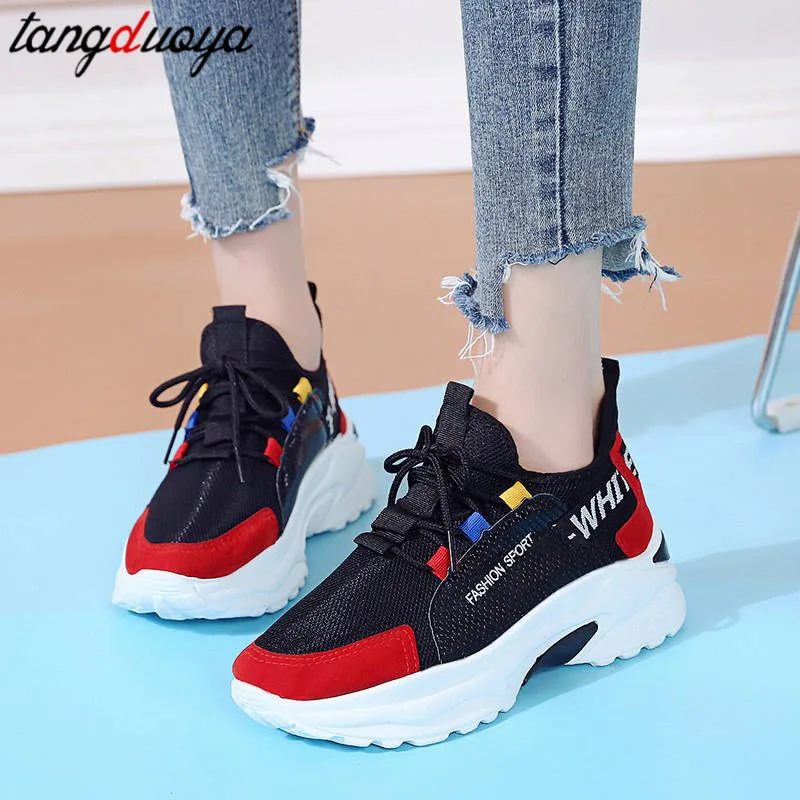 

height increase shoes for women platform shoes spring summer breathable casual shoes women wedges shoes 2019 calzado mujer