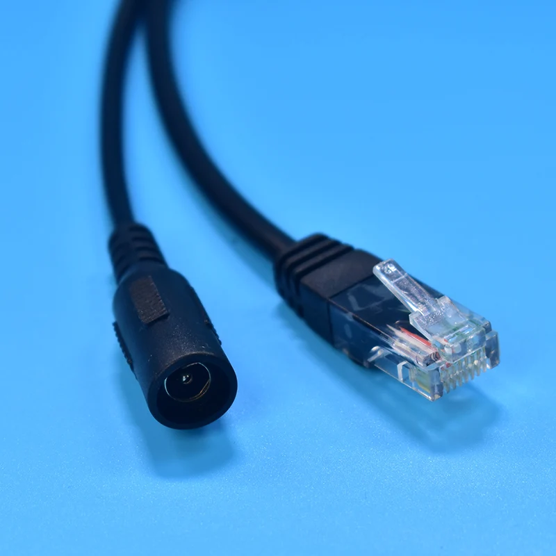 1 пара POE кабель пассивное питание через Ethernet Кабель-адаптер POE сплиттер инжектор cctv модуль питания 12-48 В для ip-камеры