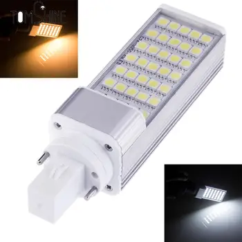 

6W G24 LED Bulb Lighting Bulb Light Replace Fluorescent Lamp AC85-265V LED Horizontal Plug Light Energy Saving White warm white