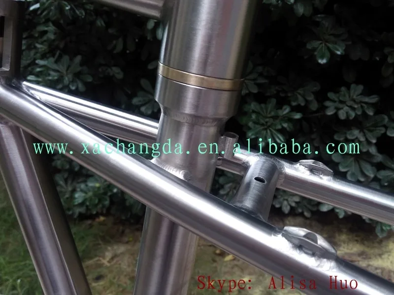 Flash Deal titanium folding bike frame 26er titanium mountain bike frame 29er titanium folding bike frame 6