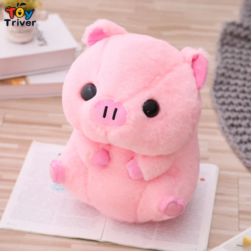 Plush Pink Pig Toy Stuffed Fat Pigs Doll Baby Boy Kids Birthday
