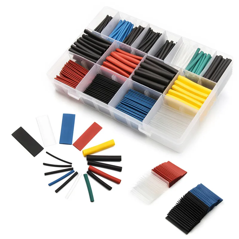 YT Mixed Color 580PCS Heat Shrink Sleeving Tube Insulation Shrinkable