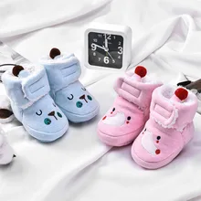 Baby Shoes Unisex Cotton Warm Winter Anti-fall Cartoon Cozy Newborn Infant Bootie YJS Dropship