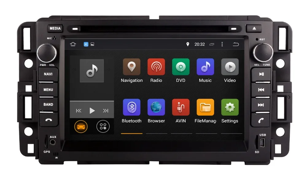 Sale 7" Android Car DVD Player,BT GPS WIFI Canbus,Audio Radio Stereo,Car multimedia for GMC Yukon/Tahoe 2007 2008 2009 2010 2011 2012 1