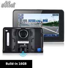 7 inch Android Vehicle GPS Navigation Rear view cameraTruck Car GPS Navigator Car Tablet PC Radar Detector built-in 8 gb / 16 gb
