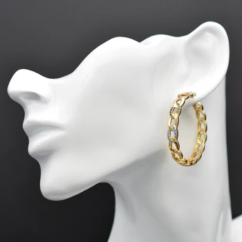 

Rainbow multicolor zircon earrings with colorful earrings and women's jewelry support customization