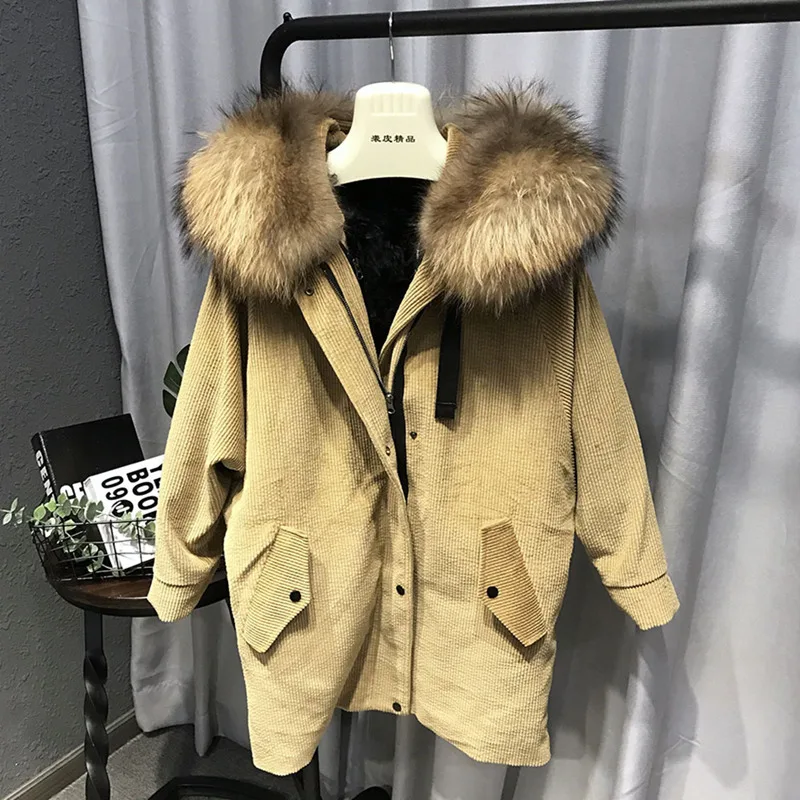 Frauen echtpelz mantel Parka Cord pelzkragen Jacke Kapuze Frauen echtpelz mantel Parka Cord pelzkragen Jacke Kapuze