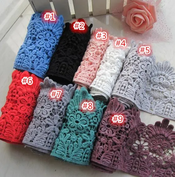 Cotton Lace Trim Multicolor Lace Trim Hollow out lace fabric High