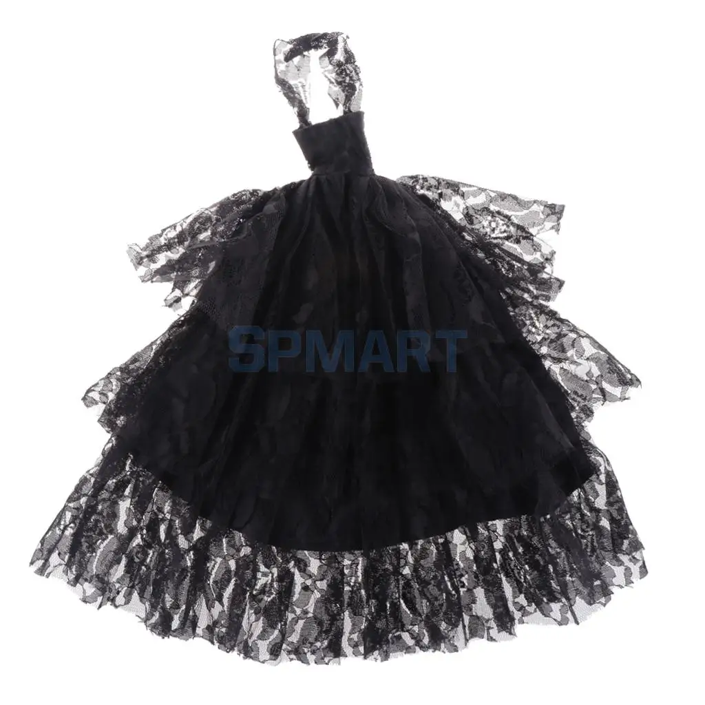 Элегантное вечернее платье ручной работы с открытыми плечами, юбка, свадебное платье для Барби, 29 см, 12 Вечерние дюймов