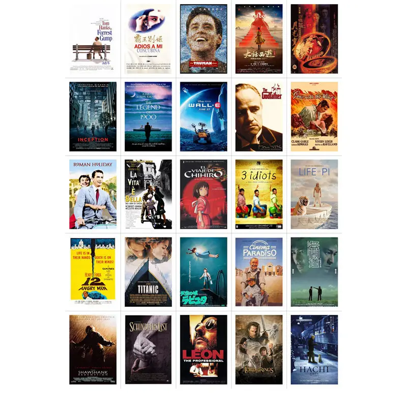 2 шт./лот Ретро Классический кинопостер декор сделай сам планировщик наклейки
