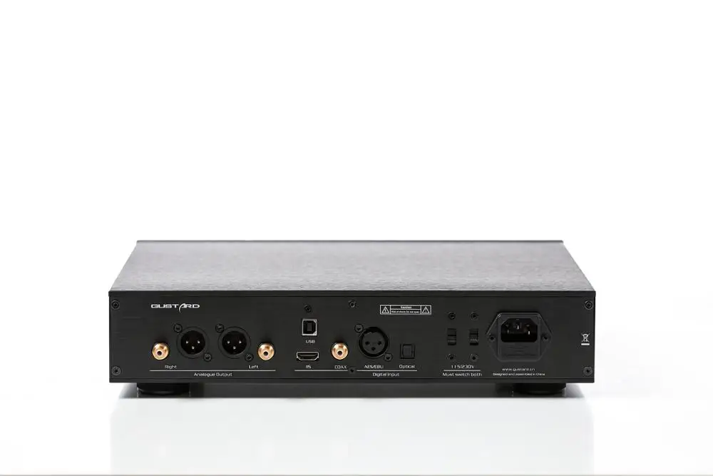 GUSTARD DAC-X26 DAC-X26U DAC сбалансированный декодер ES9038PRO DAC DSP PLL нативный PCM768K DSD512 SPDIF AES декодер dop