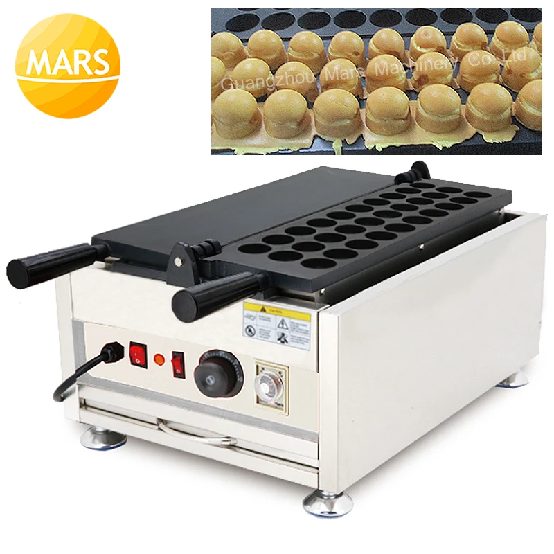 

Malaysia Street Food Kayaballs Maker Electric Kaya Ball Machine Commercial Use Non-stick 110v 220v Ball Shaped Waffle Iron Baker