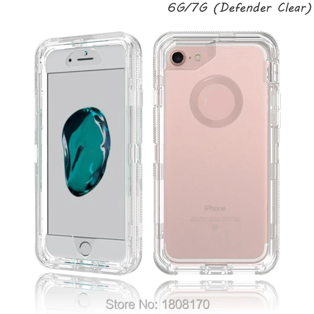 Прозрачный робот гибрид защитный чехол из ТПУ для Iphone XR XS Max X 8 7 6 6S Plus 5 5S 5G SE