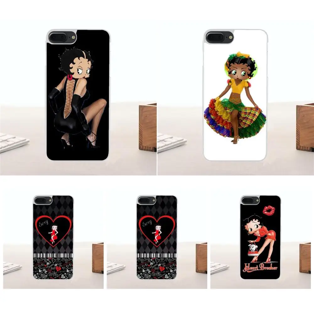 

Bixedx Soft TPU Phone Case Cover Betty Boop For Xiaomi Redmi 5 4A 3 3S Pro Mi4 Mi4i Mi4C Mi5 Mi5S Mi Max Mix Note 2 3 4 Plus