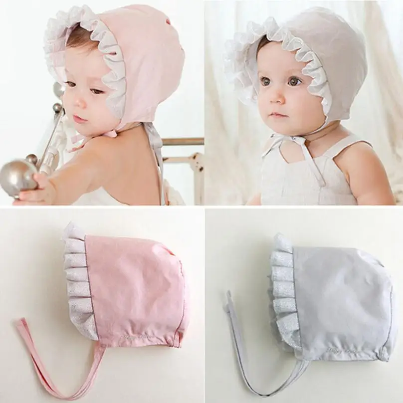 

1 PC Fashion Newest Baby Girl Infant Hat Lovely Princess Cotton Lace Summer Cap