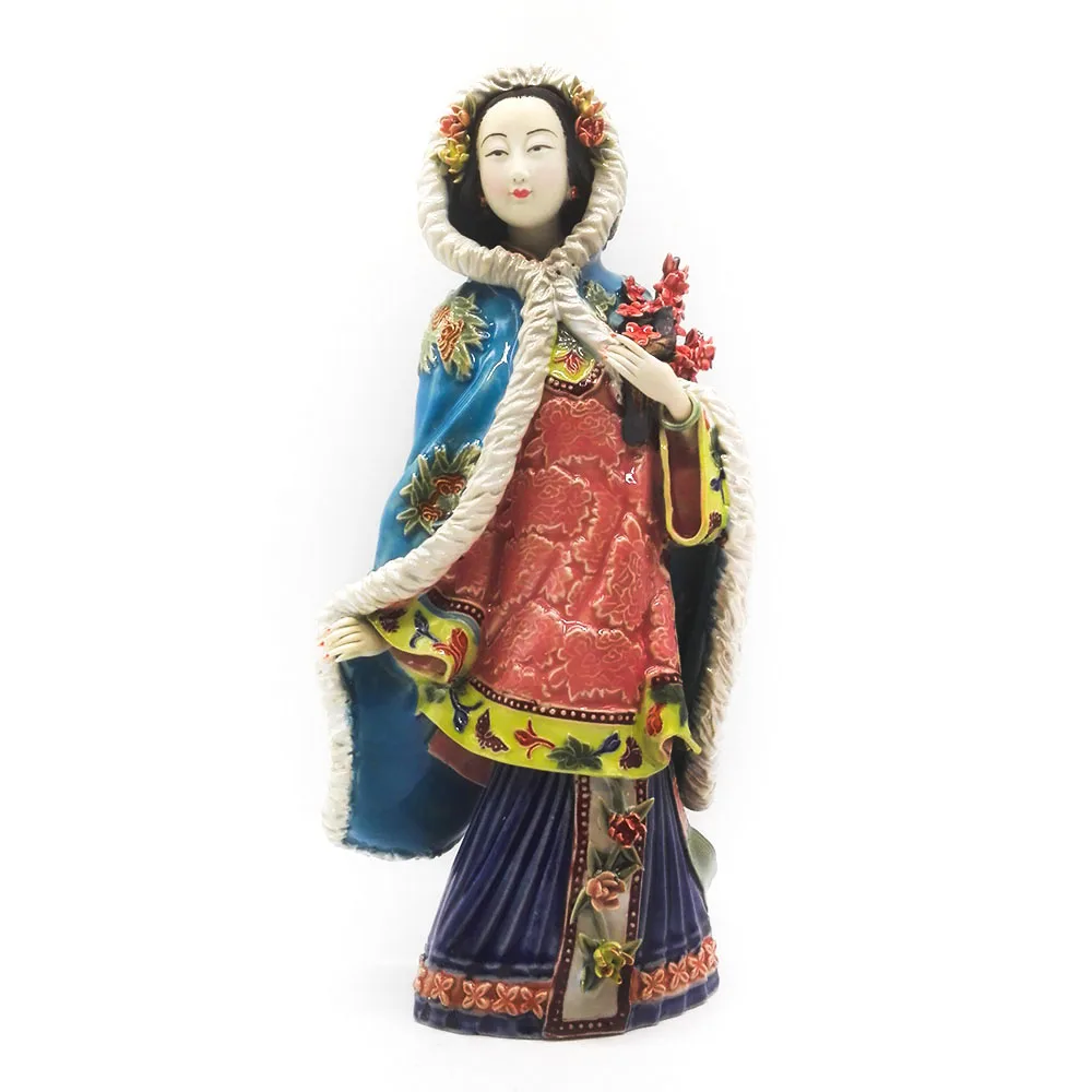 Dolls Porcelain Fairy Collectible Angels Chinese Culture Art Sculpture