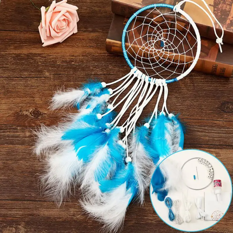 New Indian Style Sweet Dream Feather Dreamcatcher Wind Chimes For Bedroom Decor Wall Hanging Decor Gift For Kids Gifts 1