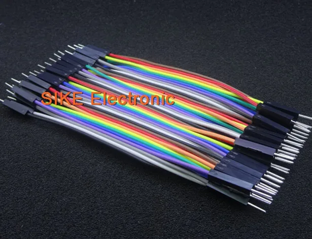 

40PCS 10CM 2.54MM Row Male to Male Dupont Cable Breadboard Jumper Wire For arduino
