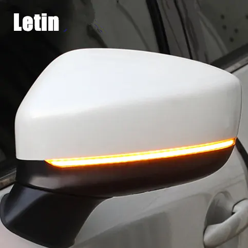 

For Mazda CX-5 KF CX-8 2017-2019 CX-9 side rearview Mirror Dynamic blinker scroll LED Turn Signal