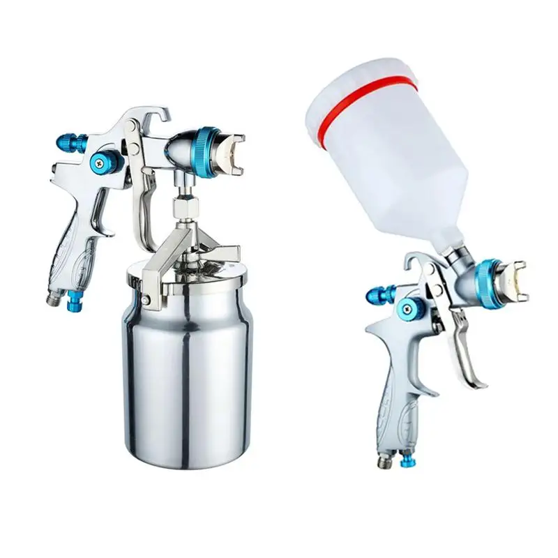 

Professional Paint Spray Gun Upper Pot Paint Spray Gun High Atomizing Steel Nozzle Paint Spray Gun Tool