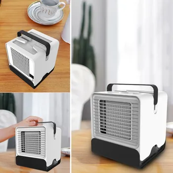 

Air-conditioning Cooling Fan Humidifier Purifier Portable Cooler Night Light Water Tank Air Cooling Fan USB Humidifier
