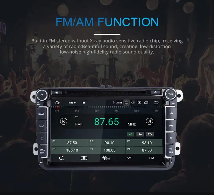 JDASTON 8 дюймов Android 9,0 автомобильный dvd-плеер для Фольксваген Поло ПАССАТ Гольф мультимедийный плеер Восьмиядерный радио gps навигация